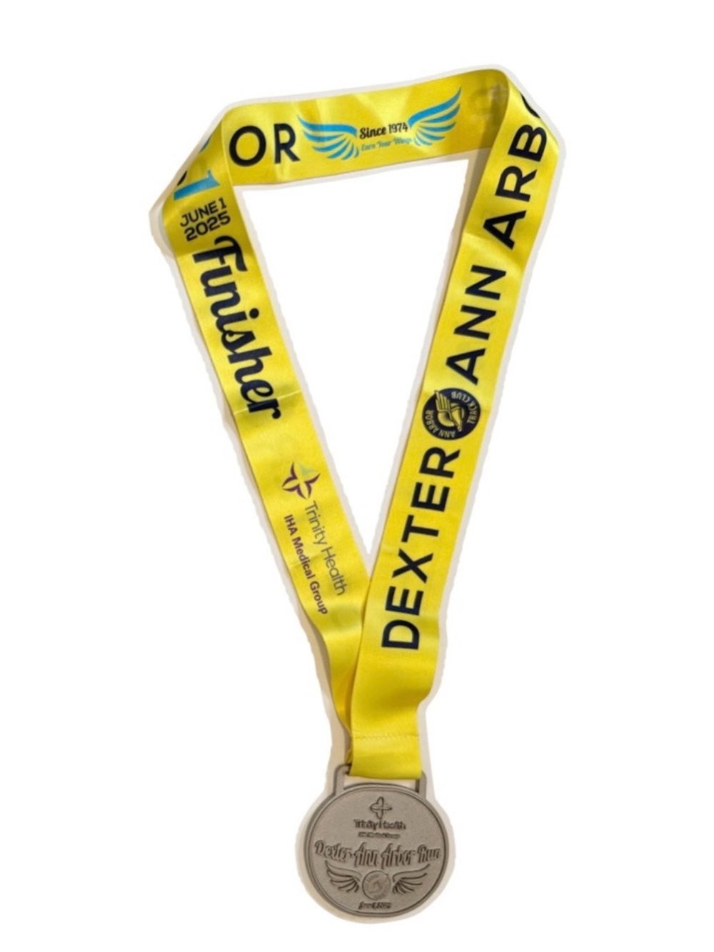 Running Medal 3 for 15 SALE CLEARANCE Dexter Ann Arbor Run 2025